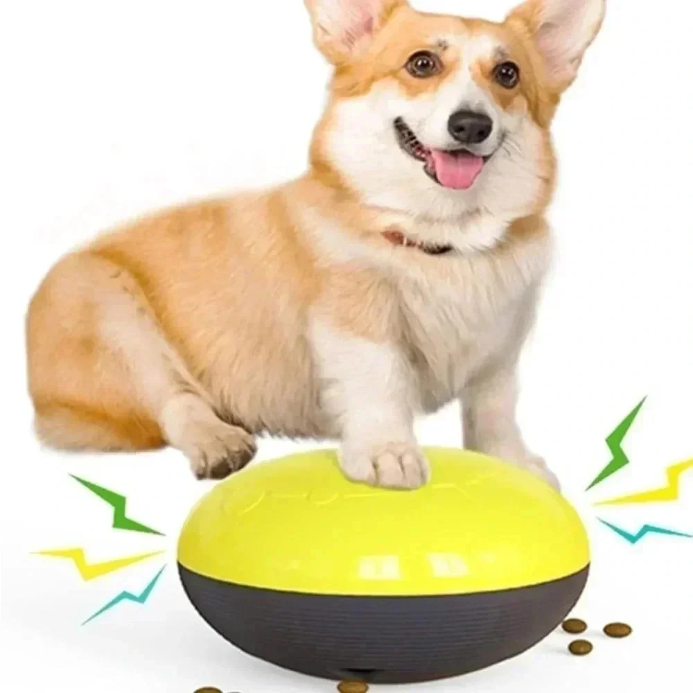Interactive Sounding Educational Dog for Snack Distribution (yellow)‎